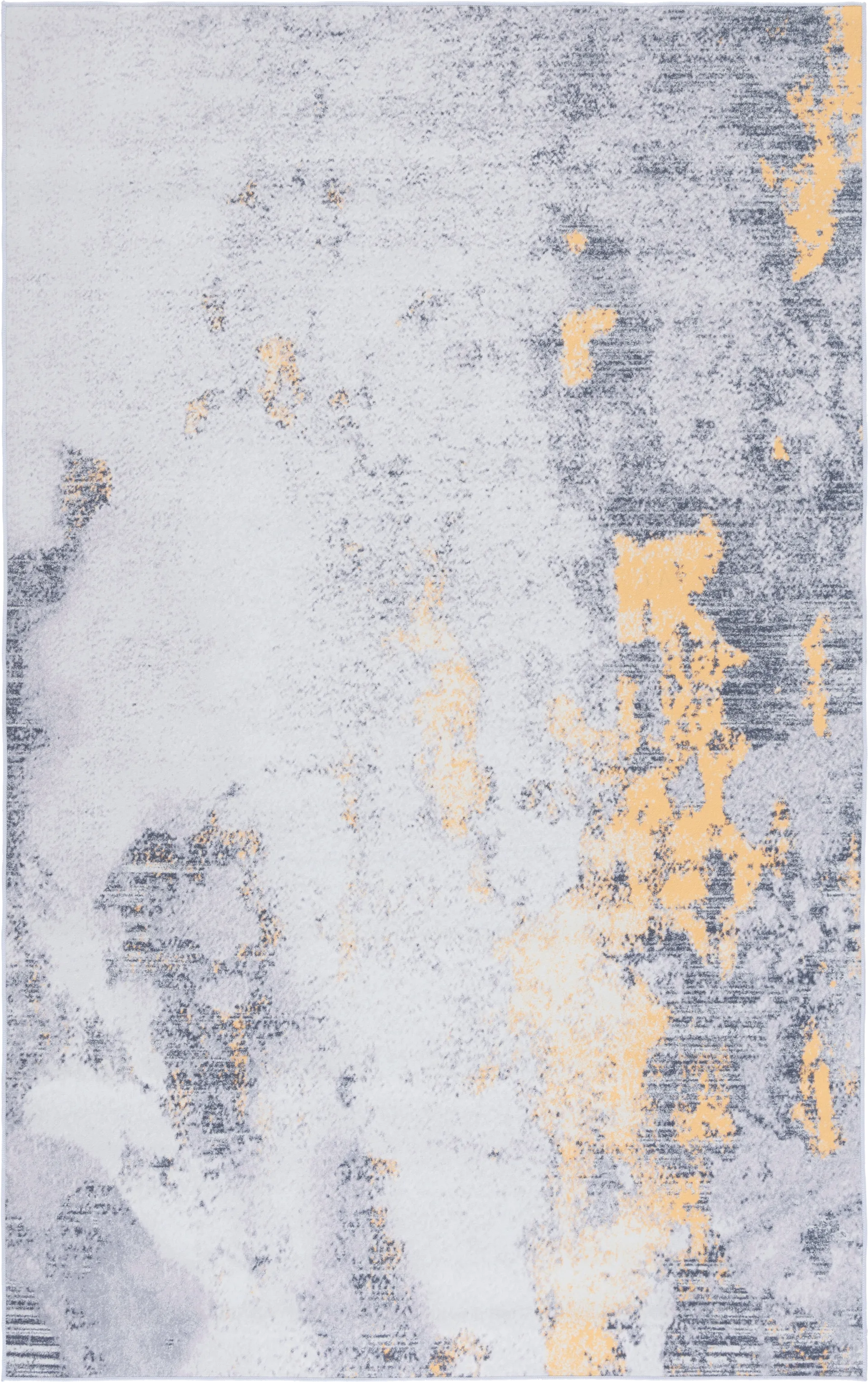 Zhoro Gray/Gold 8' x 10' Rug - Image 1