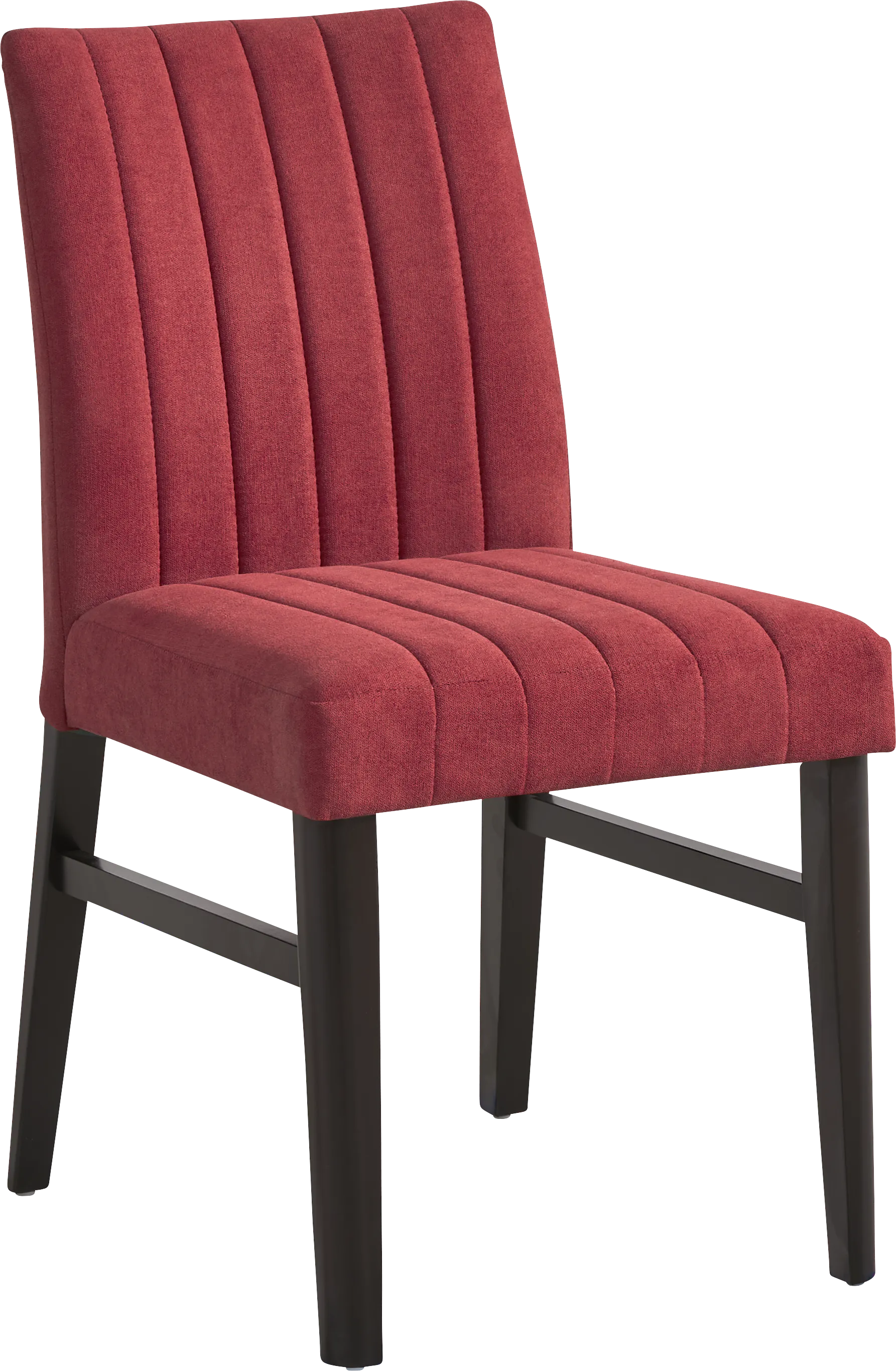 Javis White 4 Pc Half Oval Dining Room with Red Side Chairs - Image 5