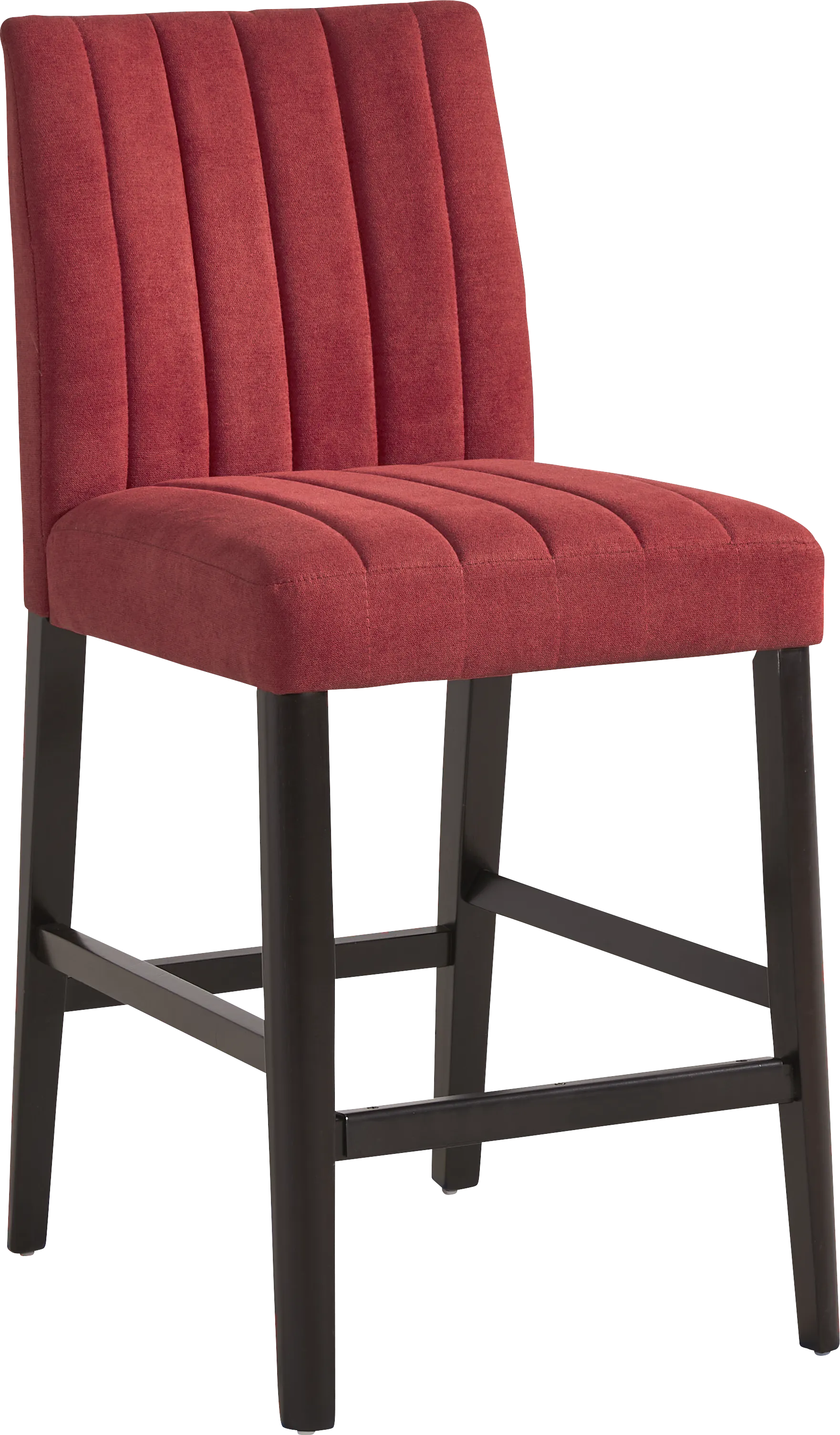 Jarvis White 3 Pc Counter Height Dining Room with Red Side Chairs - Thumbnail - Image 3