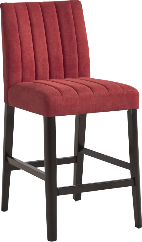 Jarvis Red Counter Stool
