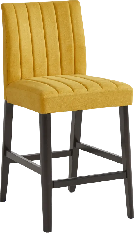 Jarvis Yellow Counter Stool