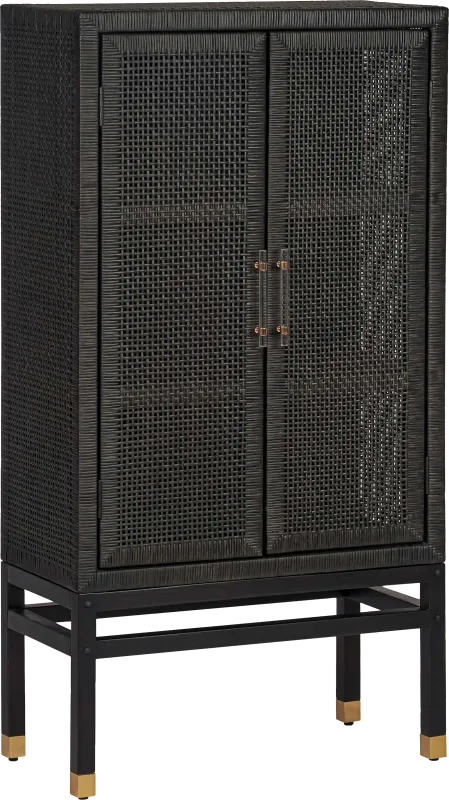 Neath Black Accent Cabinet