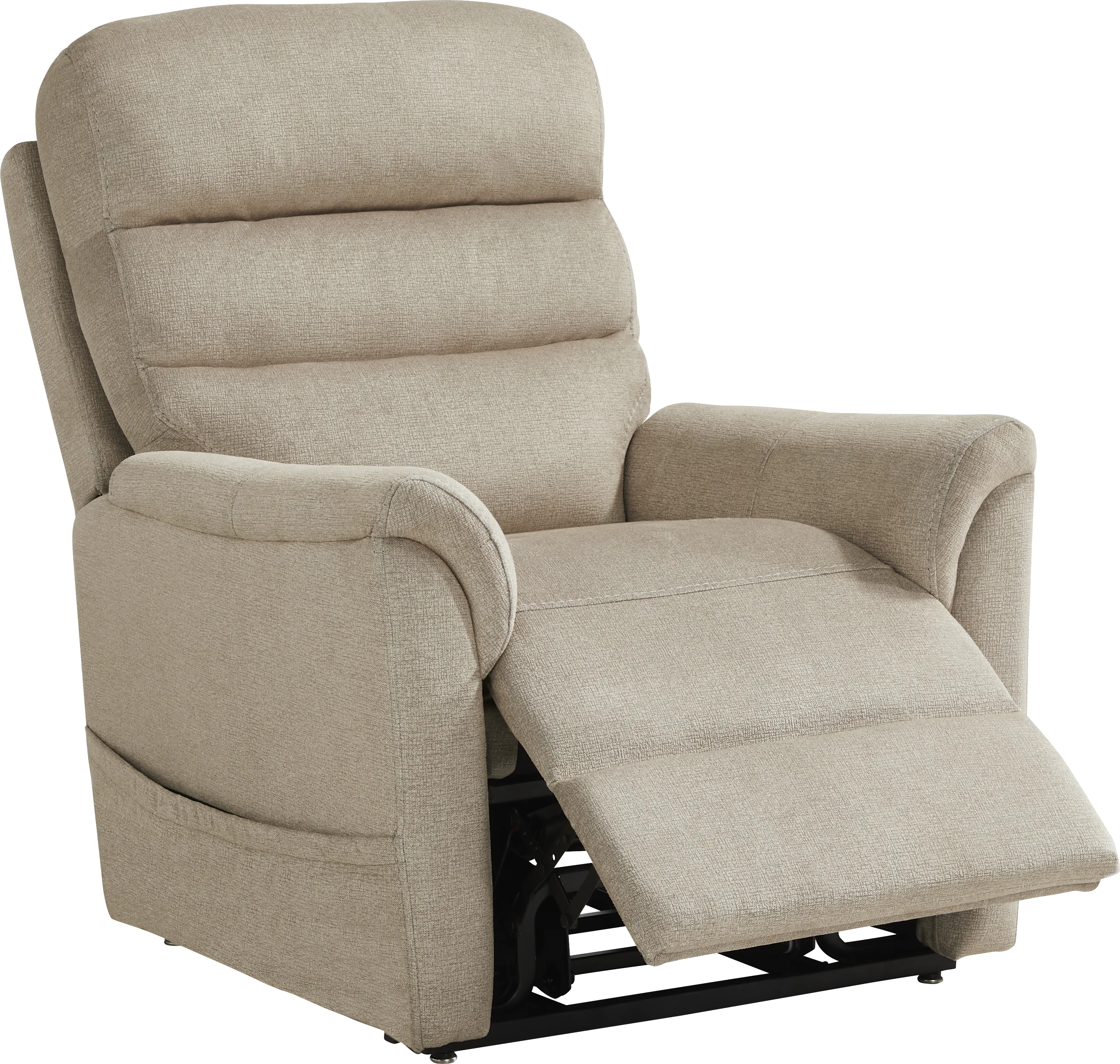 Willeta Beige Power Lift Recliner - Thumbnail - Image 1