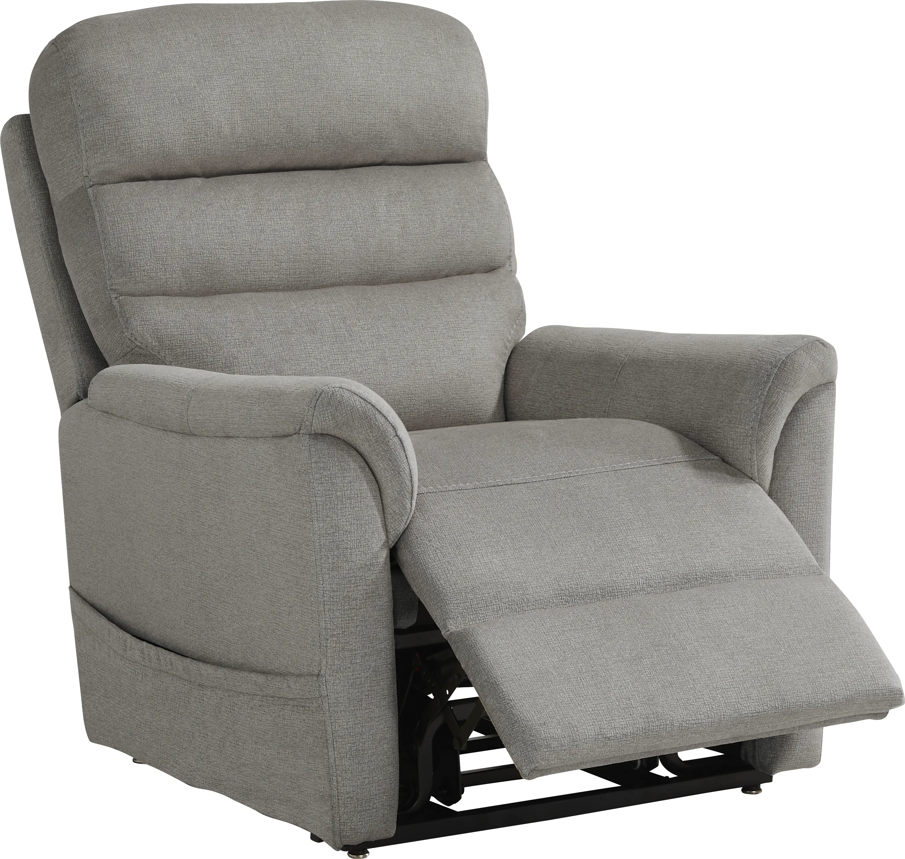 Willeta Gray Power Lift Recliner - Thumbnail - Image 1