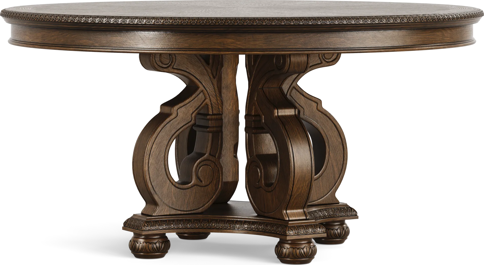 Stalton Estate Brown Round Dining Table - Image 1