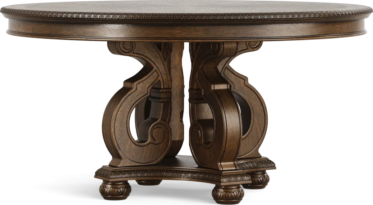 Realtor Table Stalton Estate Brown Dark Wood Dining Table | Rooms to Go