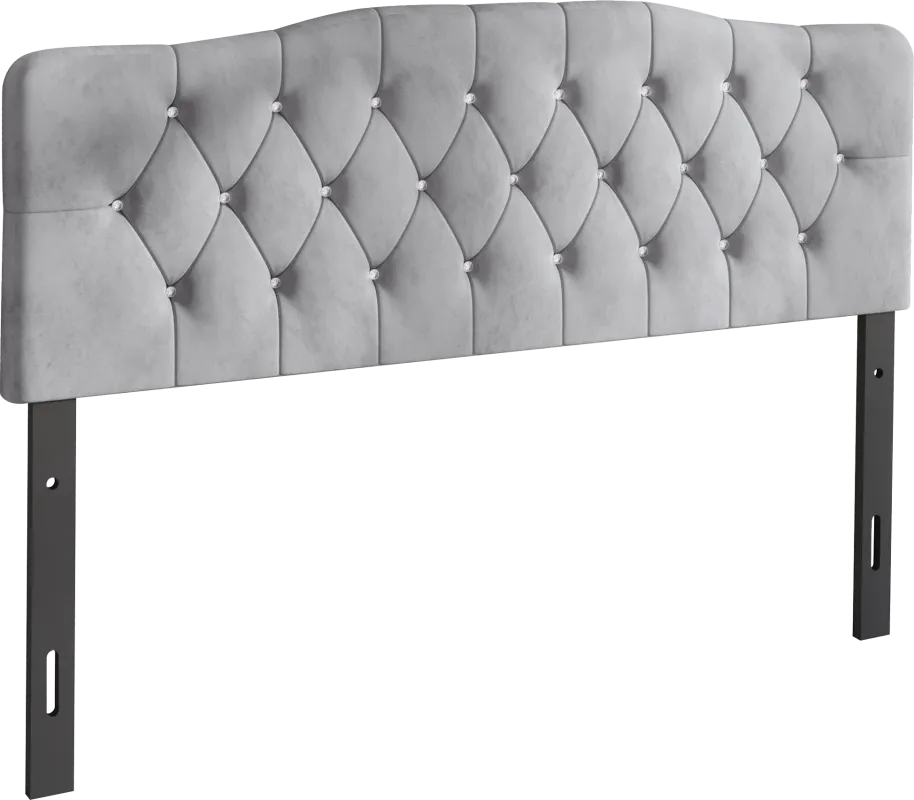 Grissom Silver Queen Headboard