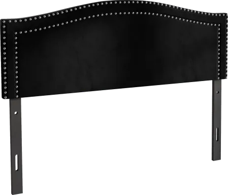 Maness Black Twin Headboard