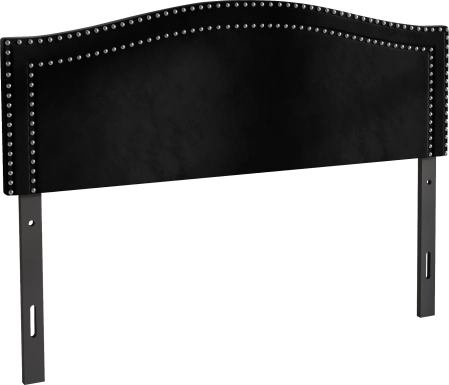 Maness Black King Headboard