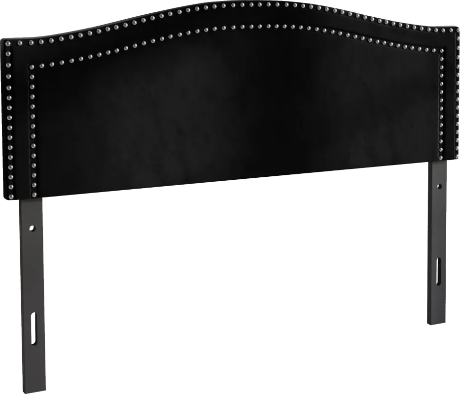 Maness Black Twin Headboard