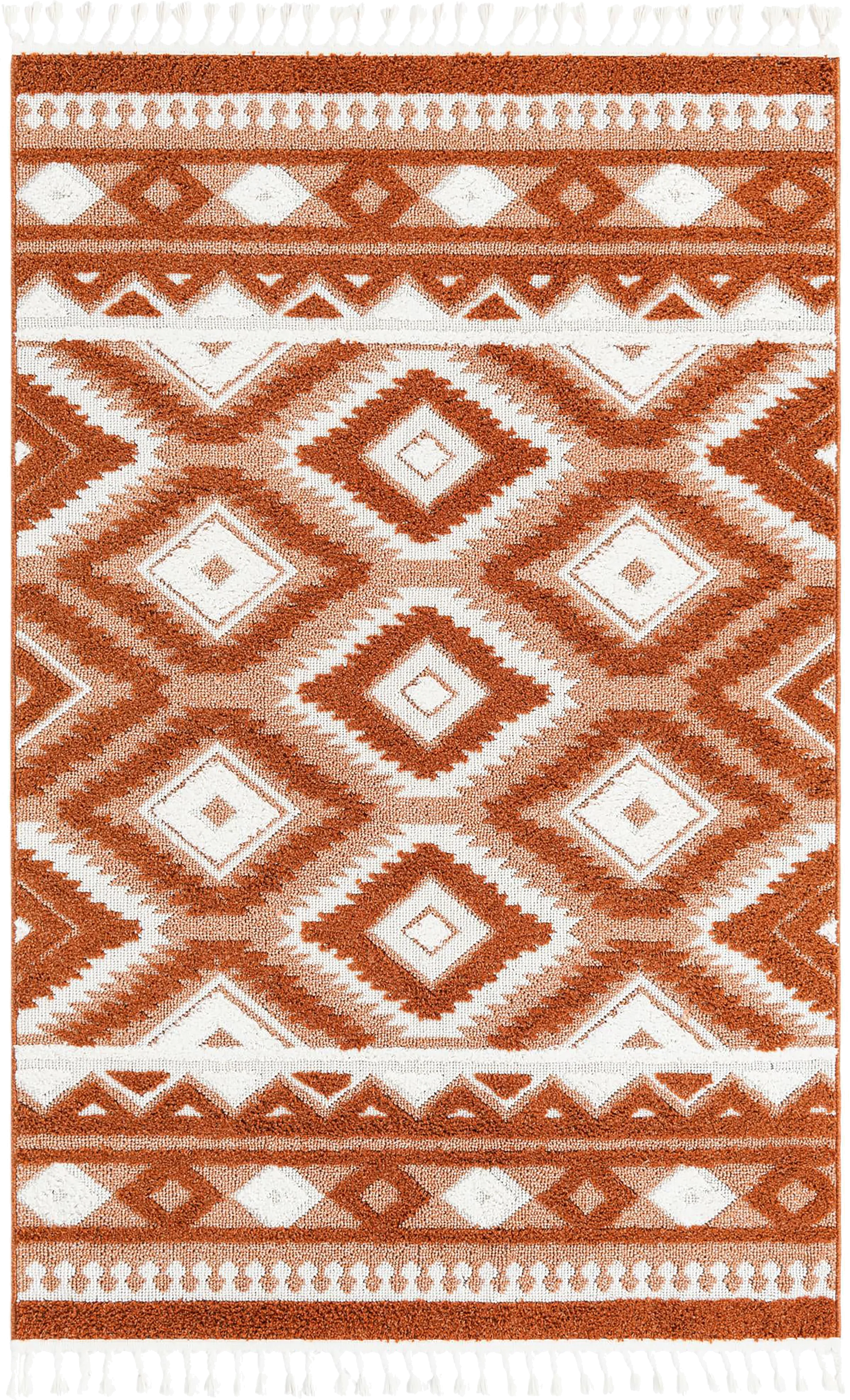 Paari Rust 5'3 x 8' Rug - Image 1