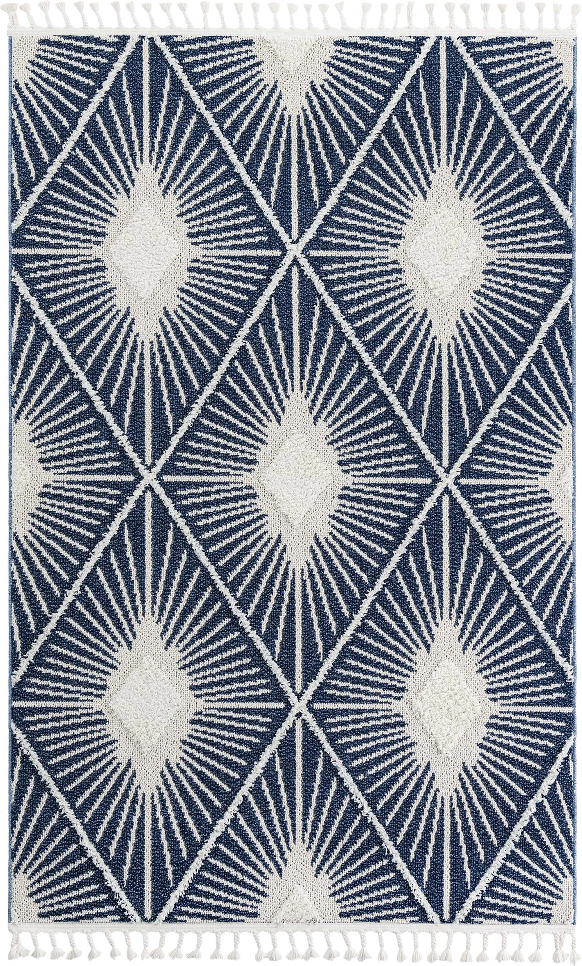 Vellum Navy 5'3 x 8' Rug - Image 1