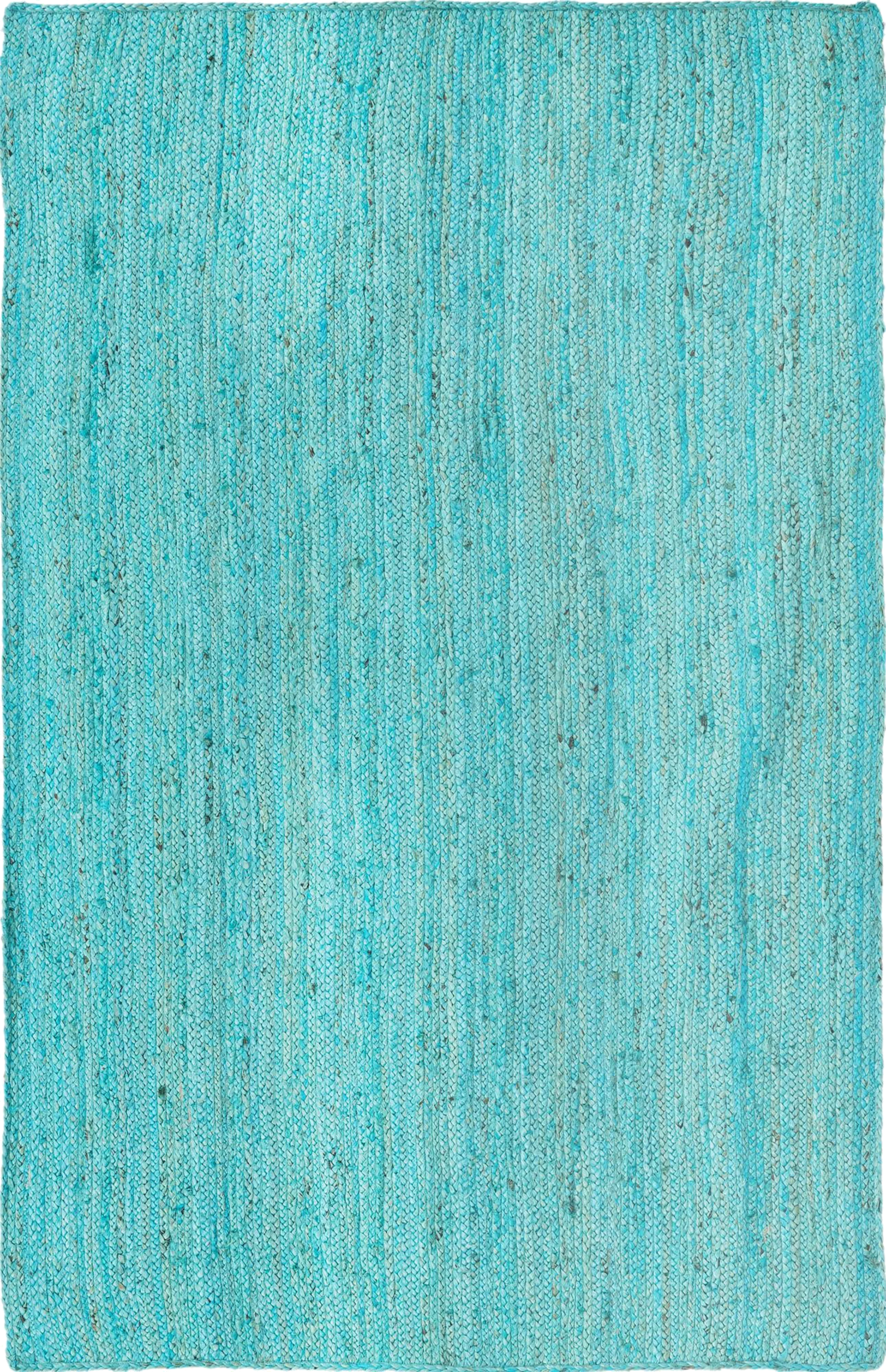 Boxwood Turquoise 5'1 x 8' Rug - Image 1