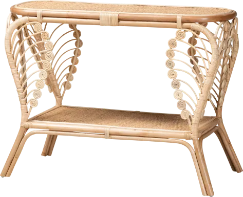 Wasilla Brown Console Table