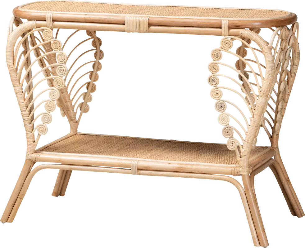 Wasilla Brown Console Table