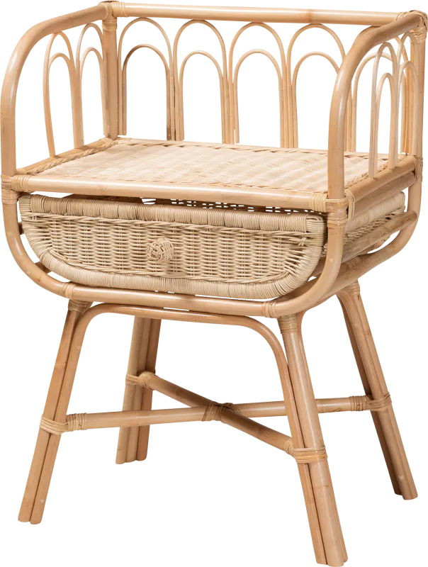 Tihonet Natural Nightstand