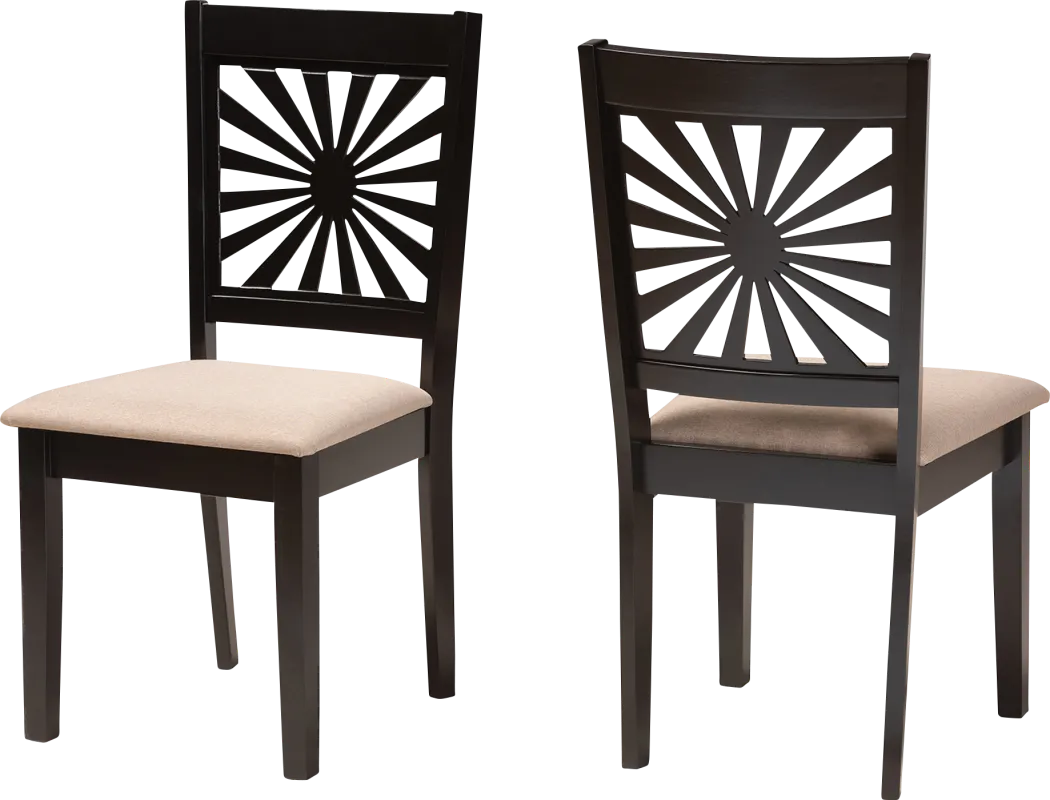 Torkelson Beige Dining Chair, Set of 2