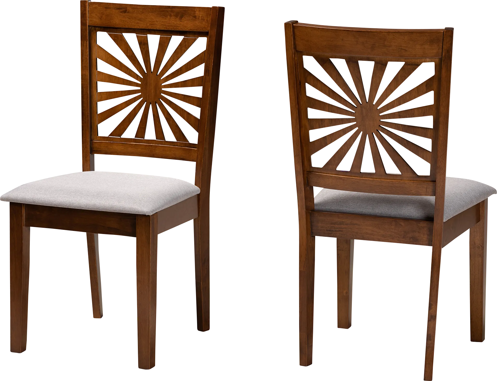 Torkelson Walnut Brown Dining Chair, Set of 2 - Image 1