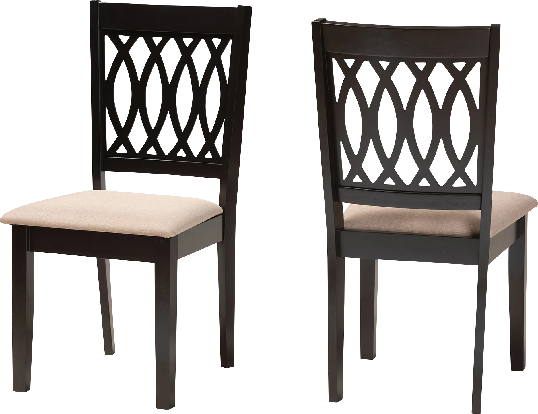 Teconnett Beige Dining Chair, Set of 2