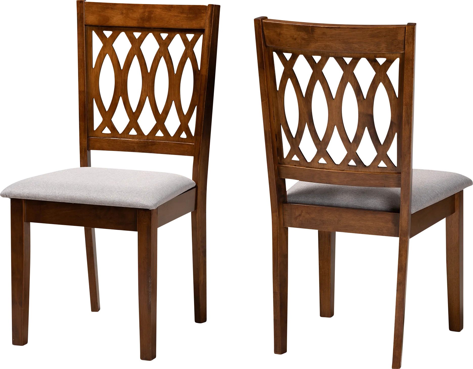 Teconnett Walnut Brown Dining Chair, Set of 2 - Thumbnail - Image 1