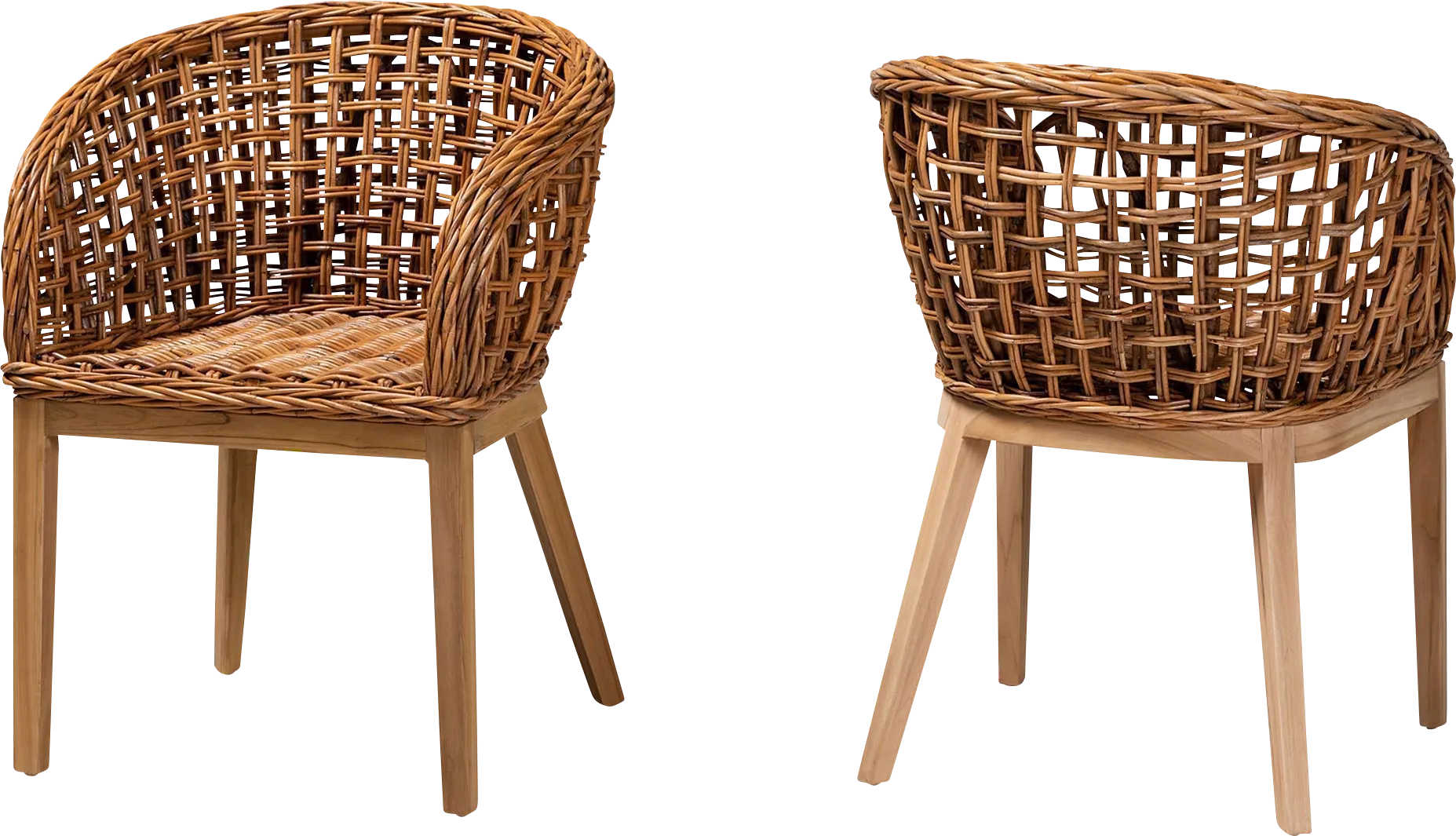 Wetherell Brown Dining Chair, Set of 2 - Thumbnail - Image 1