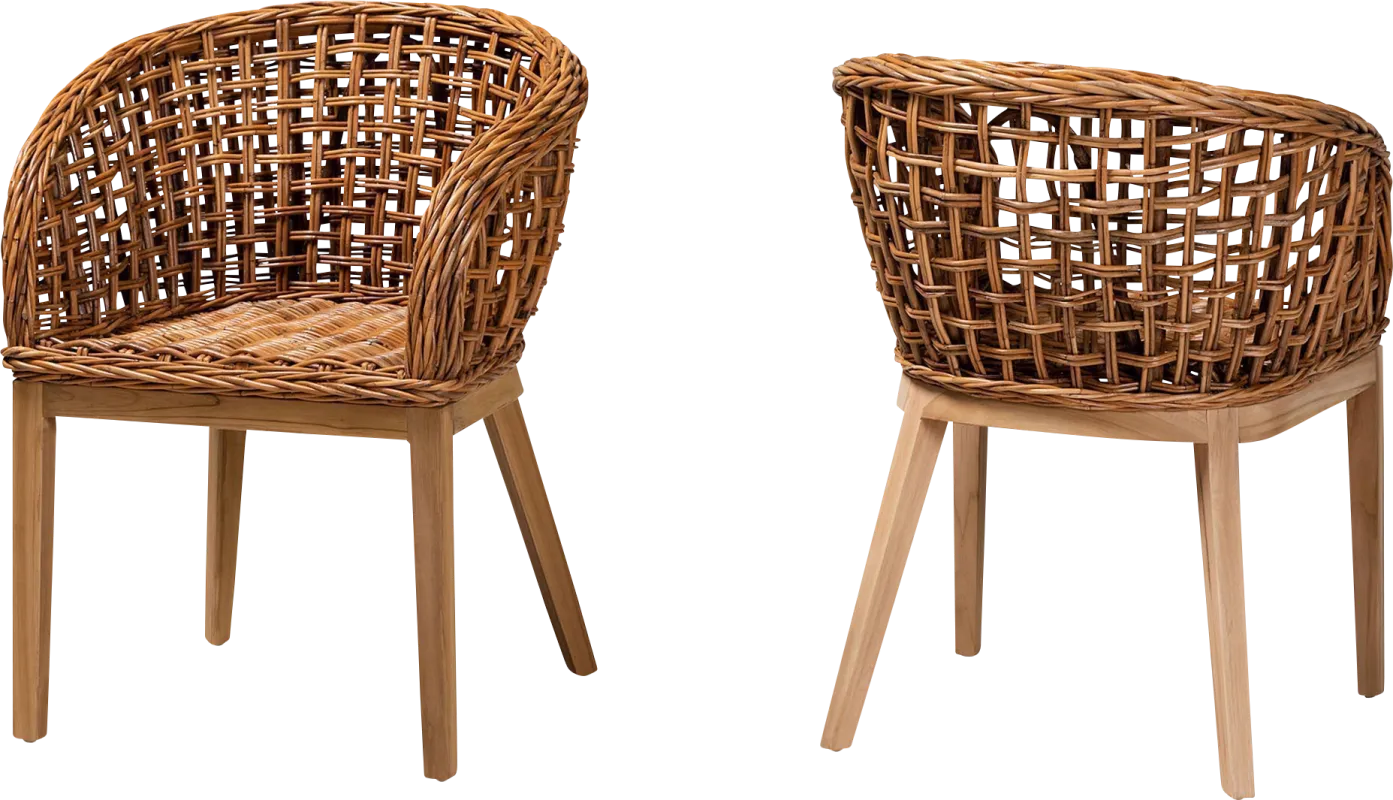 Wetherell Brown Dining Chair, Set of 2