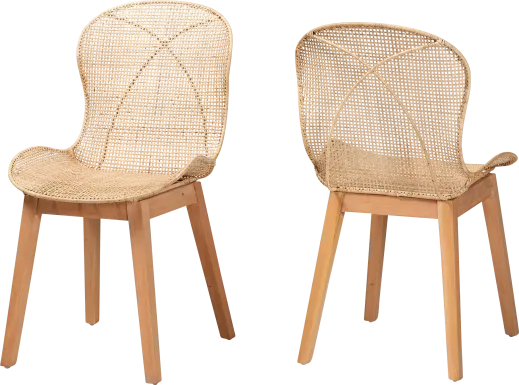 Dunstable Brown Dining Chair, Set of 2