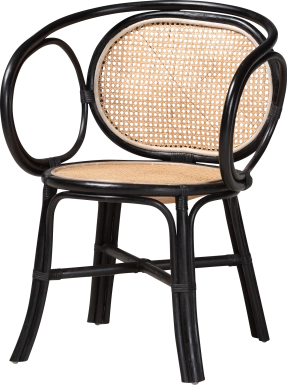 Fenno Black Arm Chair