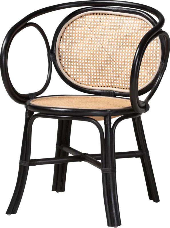 Fenno Black Arm Chair