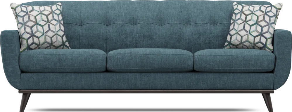 East Side Teal Sofa
