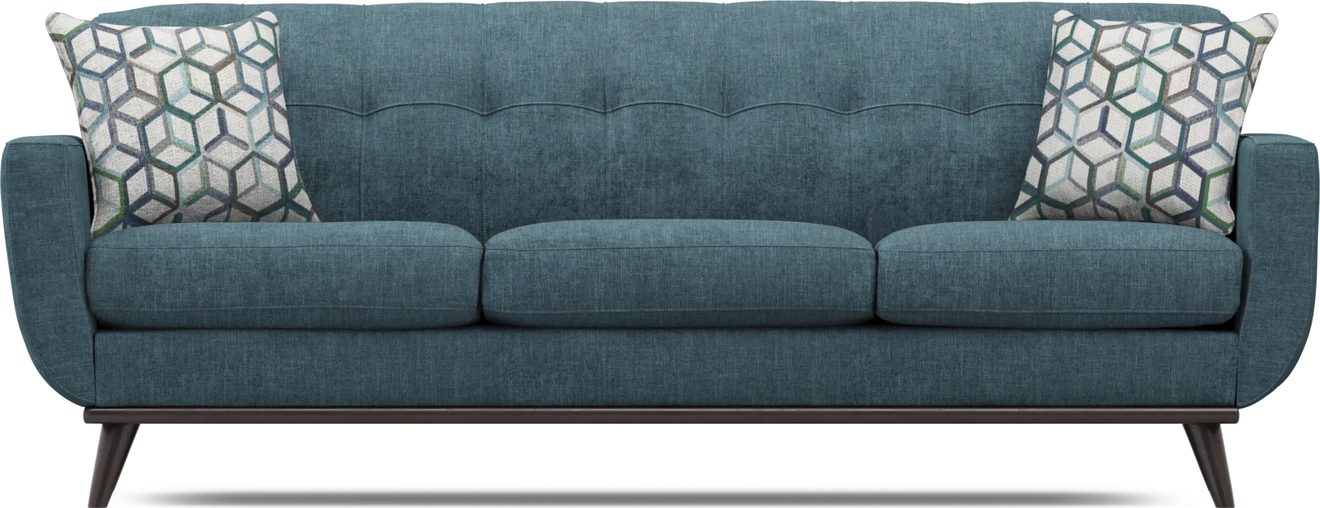 East Side Teal Sofa - Image 2