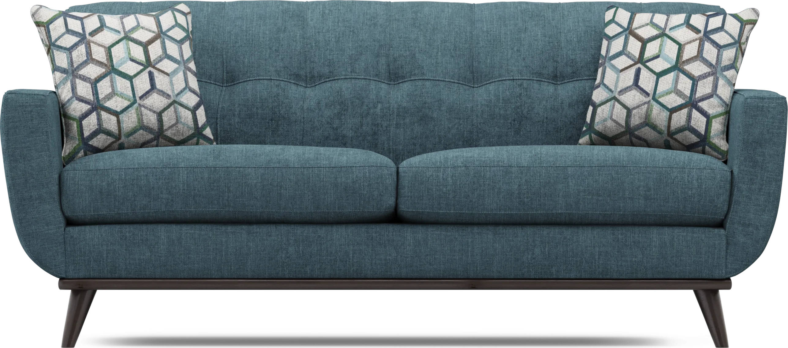 East Side Teal Apartment Sofa - Thumbnail - Image 1