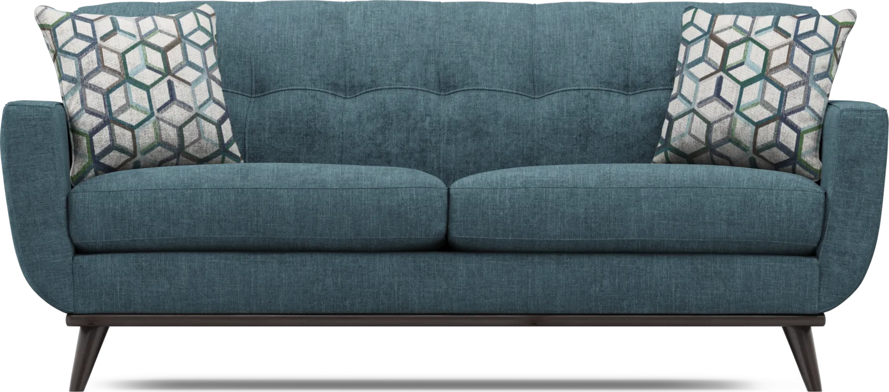 East Side Teal Apartment Sofa