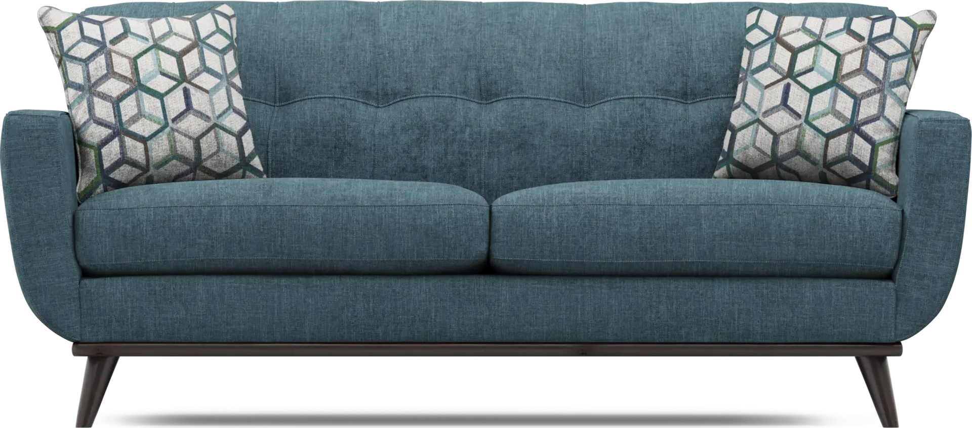 East Side Teal Apartment Sofa
