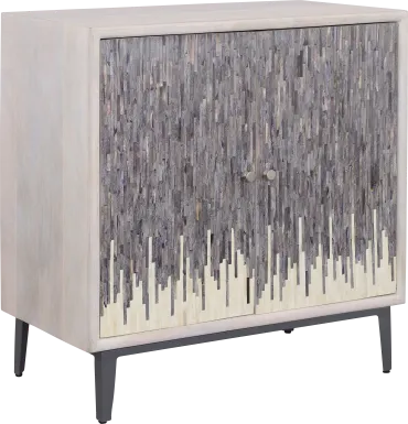 Vidal White 2 Door Credenza
