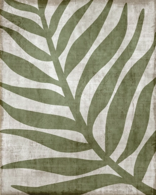 Megula Green Canvas Artwork