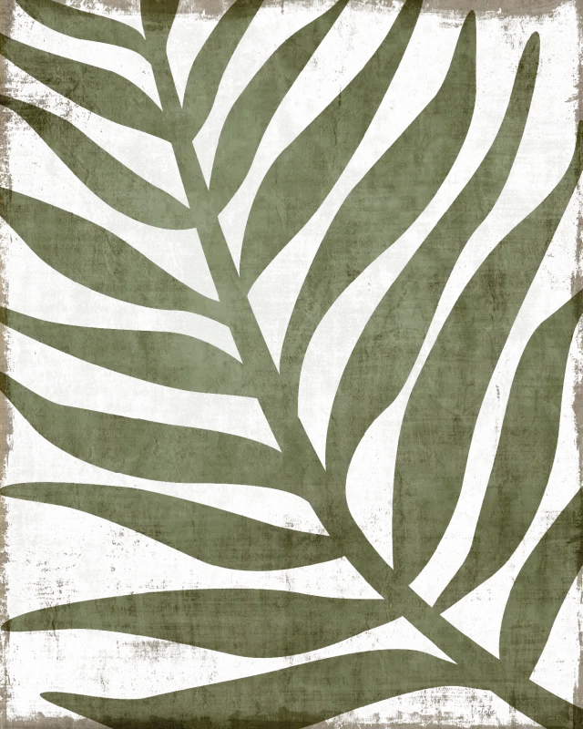 Megula Green Canvas Artwork
