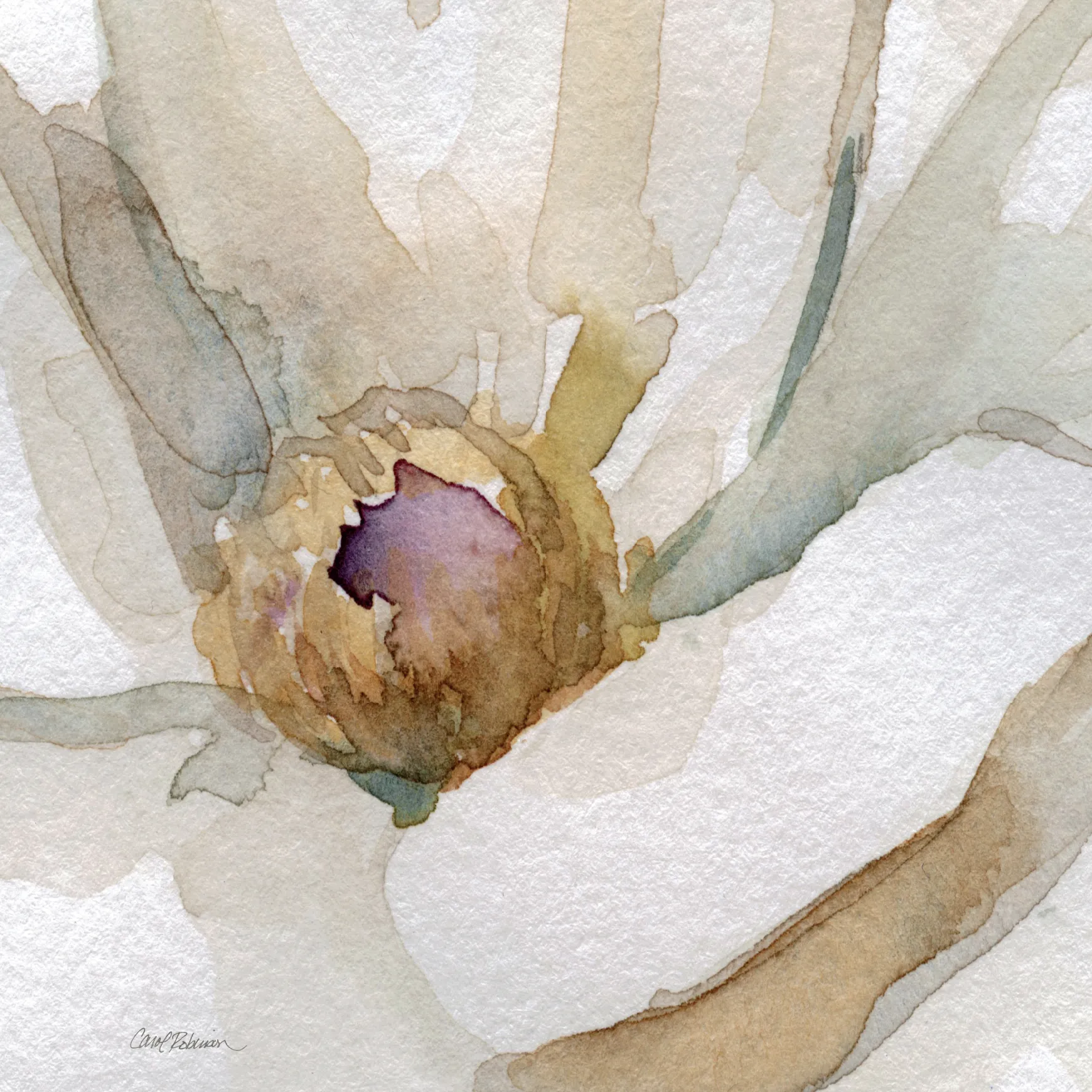 Kenrame Cream Canvas Artwork - Image 1