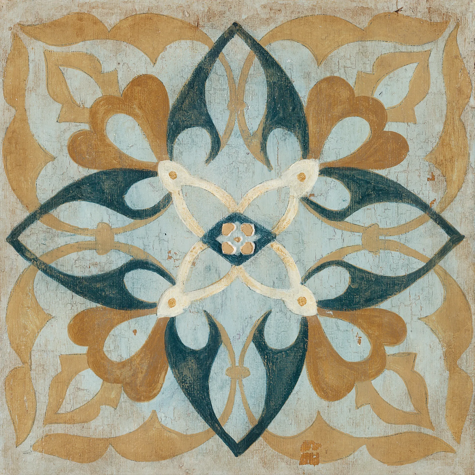 Leeval Brown Wooden Wall Art - Image 1