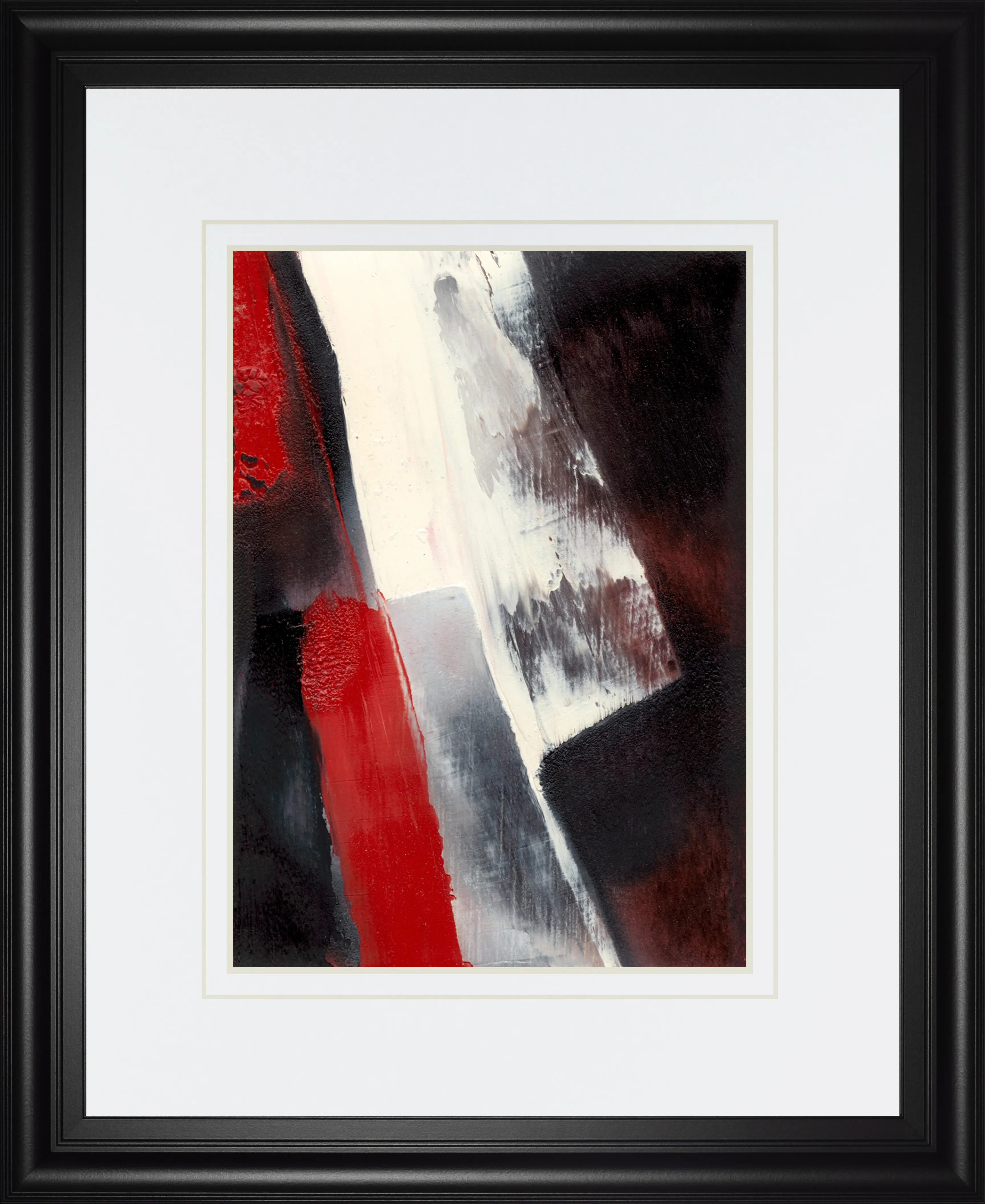 Cherrier Black Red Framed Wall Art - Thumbnail - Image 1