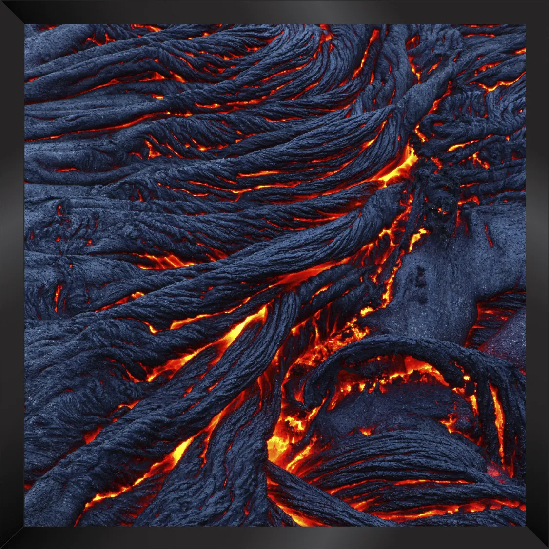 Wolfoods Black Framed Wood Wall Decor