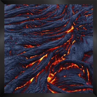 Wolfoods Black Framed Wood Wall Decor