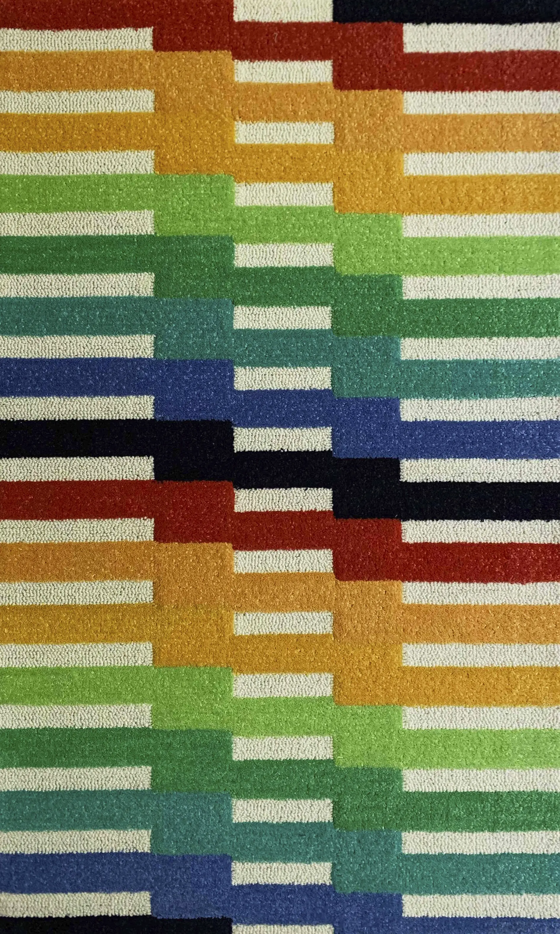 Kids Offbeat Rainbow Multi 2'8 x 4'8 Rug