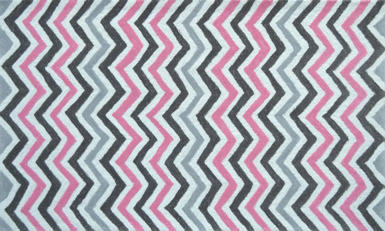 Kids Chevron Party Pink 4'7 x 7'7 Rug
