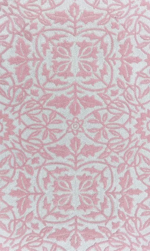 Kids Pretty Petal Pink 4'7 x 7'7 Rug