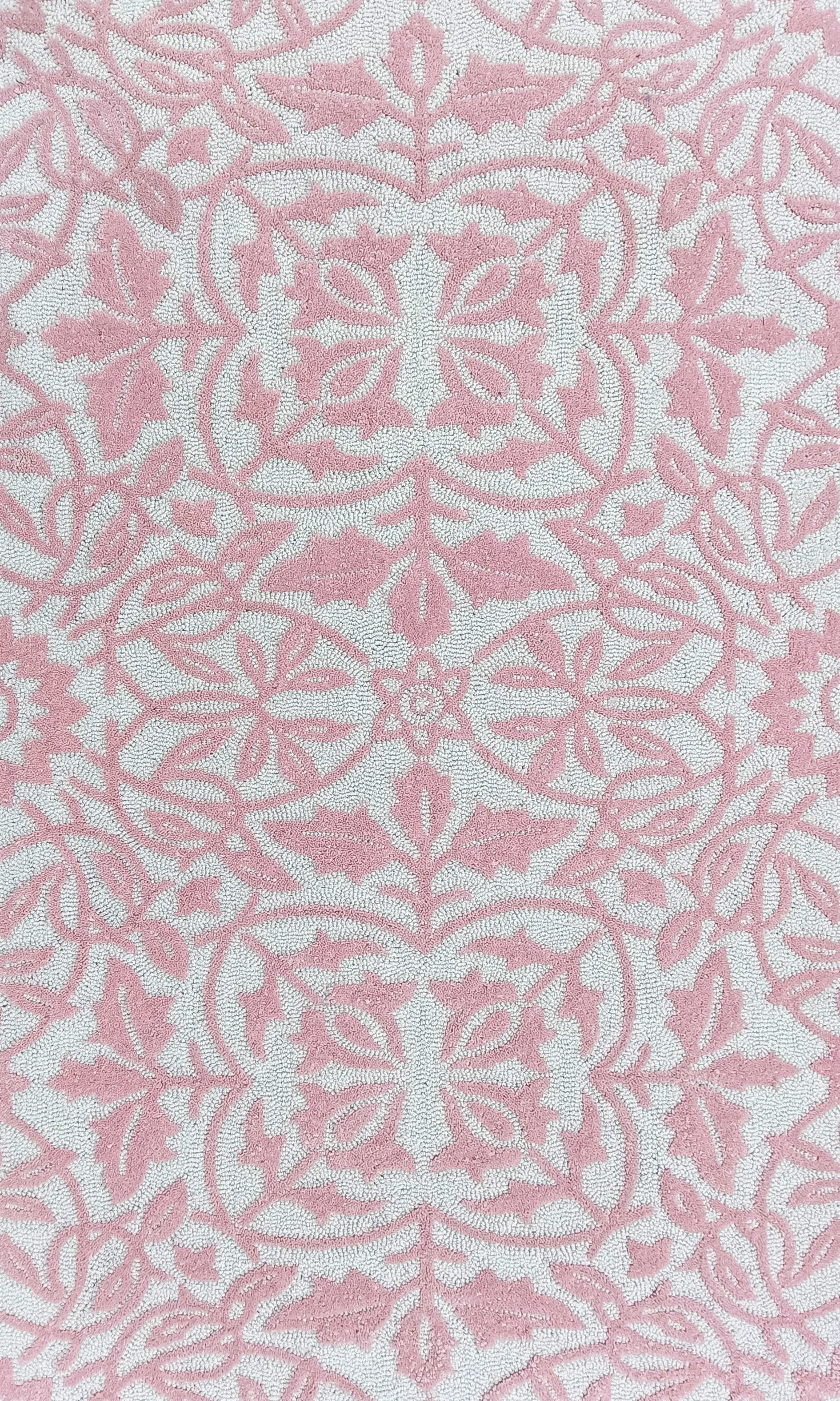 Kids Pretty Petal Pink 4'7 x 7'7 Rug - Image 1