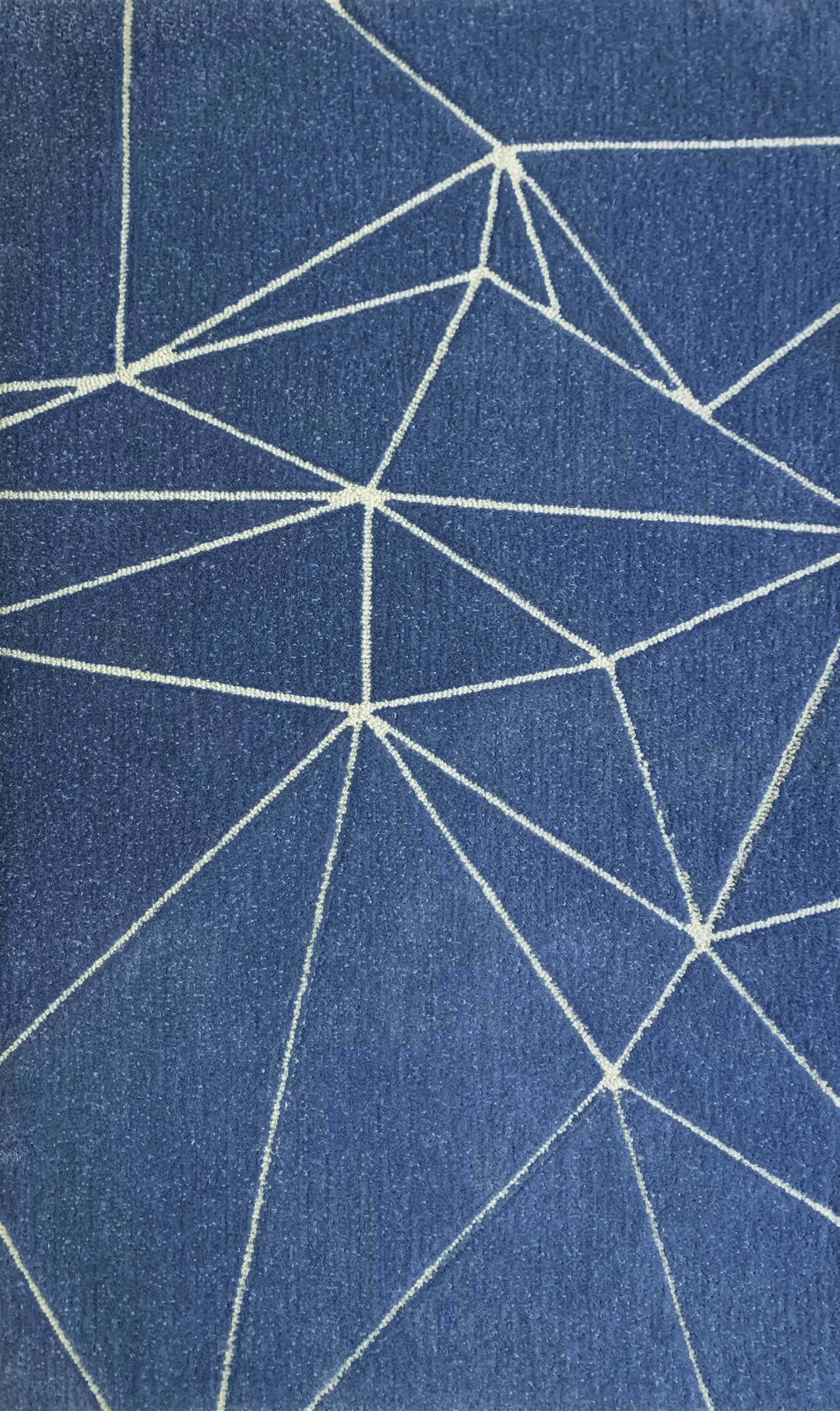 Kids Origami Blue 2'8 x 4'8 Rug - Image 1