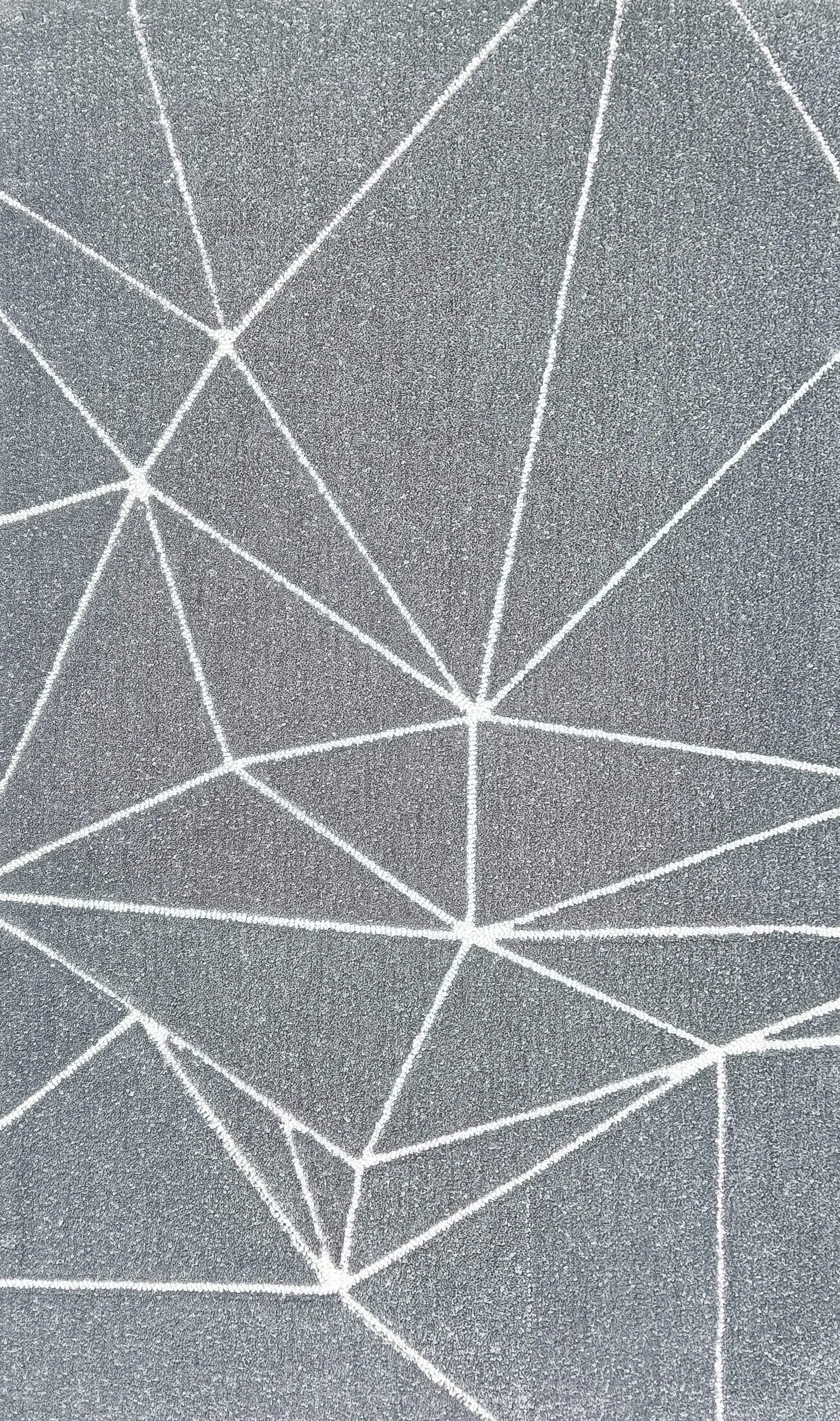 Kids Origami Gray 4'7 x 7'7 Rug