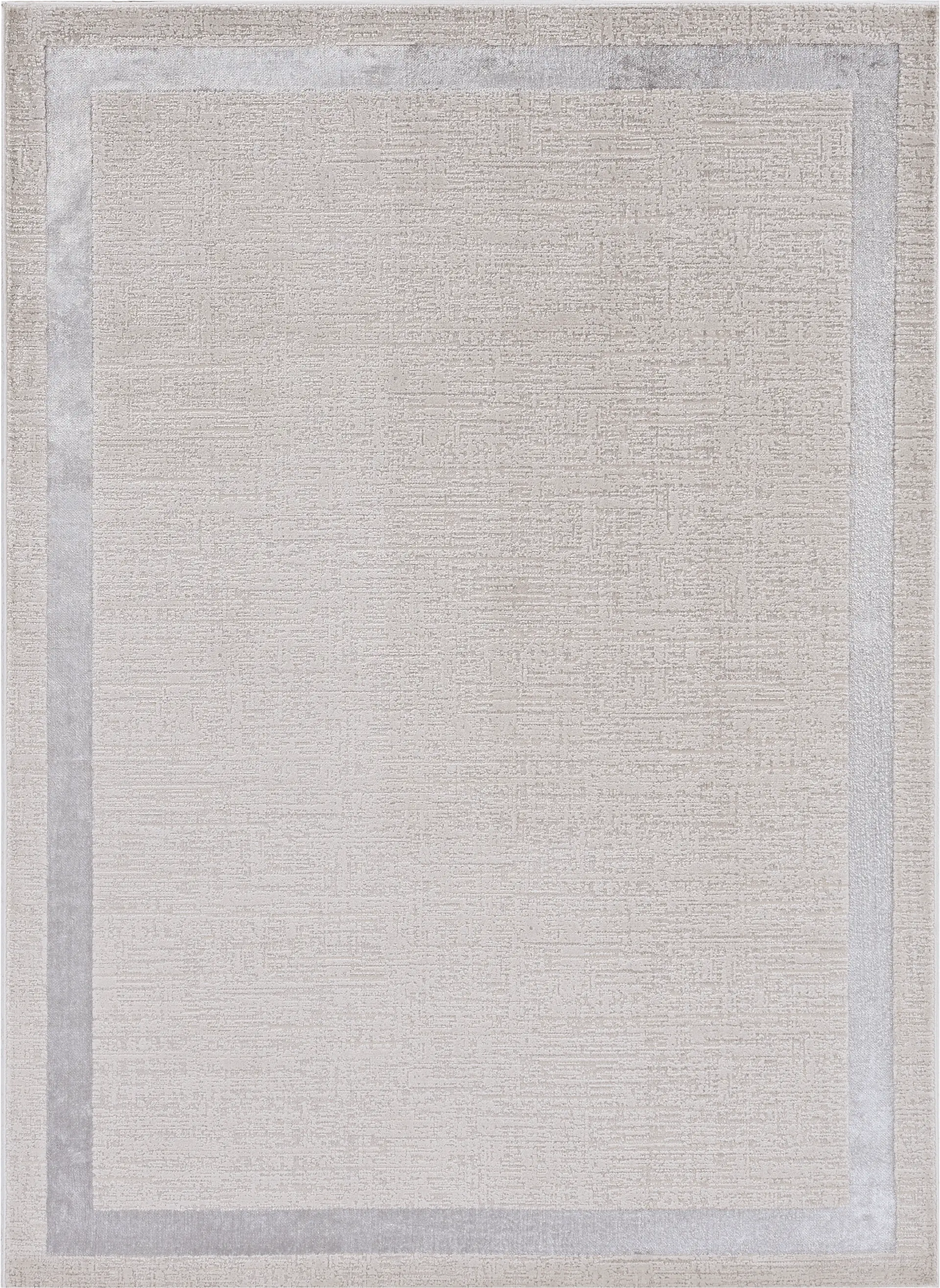 Kids Silver Soft Gray 3'3" x 4'11" Rug