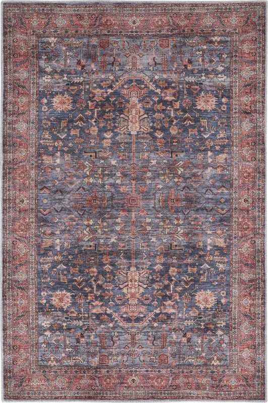 Zelesh Navy/Brick 9'2 x 12' Rug